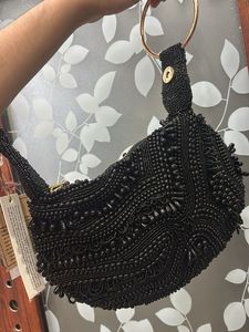 Beaded Embroidered Shoulder Bag