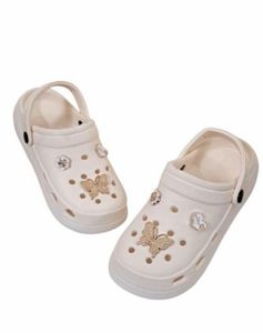 Comfy Clogs with Butterfly Details