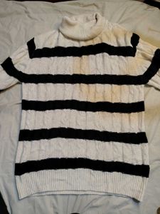 Striped Turtleneck Sweater