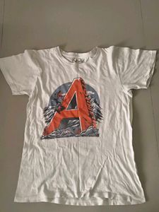 Graphic Tee - Mountain Adventure Letter A