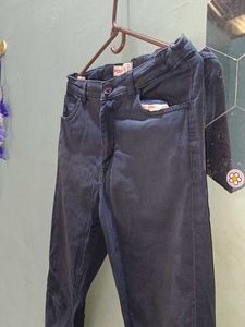 Classic Navy Blue Denim Jeans