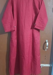 Maroon A line Kurta