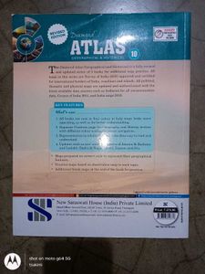 Atlas book for class 10 english CBSE ICSC