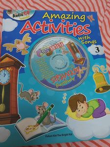 Kids Rhyme Book With Cd And Worksheets