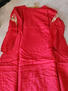 Elegant Red jordosi embroidary Kurta