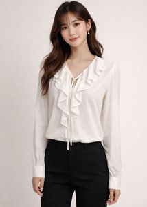 combo little black dress and white top