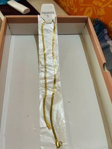 Gold Plated chain new with tag