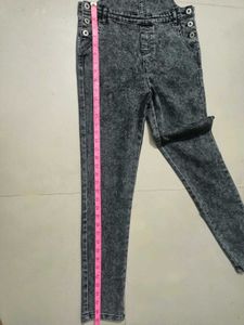 Premium Charcoal Denim Dungree Fits For S &amp; M