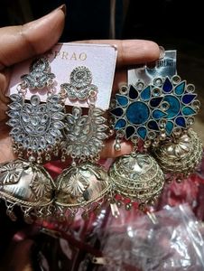Beautiful Jhumka Earrings Combo Of 2