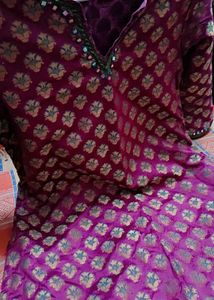 Biba Beautiful Brocade Kurta