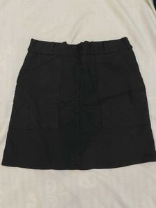 Classic Black A-Line Skirt