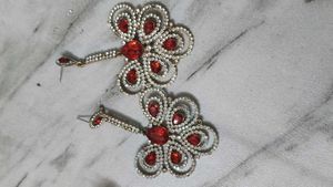 Red &amp; Silver Jewelry Set