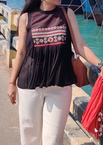Dolla Branded Korean Stylish Black Top