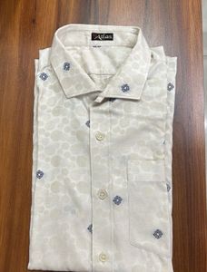 Atlas Patterned Button-Down Shirt