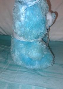 Adorable Blue Teddy Bear