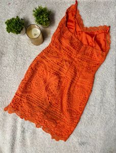 Coral Mini Dress