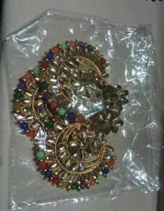 Earrings With Maang Tika