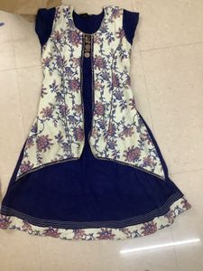 Elegant Floral Print Kurta Set