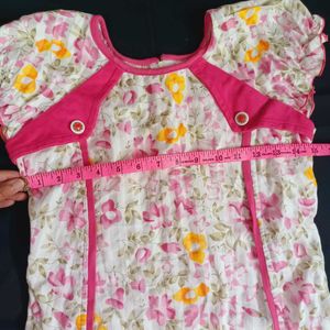 Floral Print Girls Dress