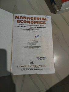 Managerial Economics by Dr. H.L. Ahuja(6th edition