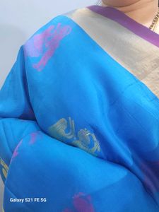 uppada pattu Elegant Blue saree