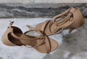 Elegant Nude Strappy Heels