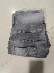 High-Waisted Acid Wash Skinny Jeans