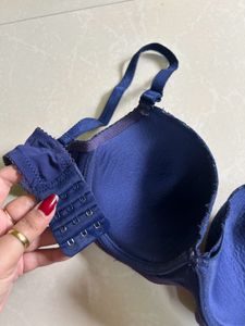 Blue Lace Bra