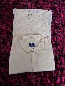 NEW PLUS SIZE Light Yellow Casual Shirt