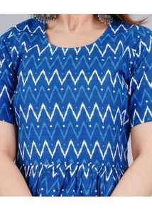 Sparkle Desire Blue Anarkali Kurta