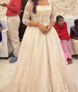 white Bridal Lehenga gown