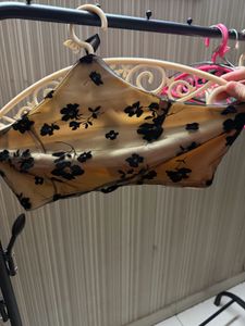 Sheer Floral Blouse Top