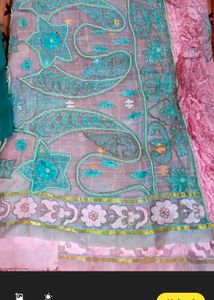 Kanjeevaram SareeAmazing 😍 Pink &amp; Green Saree B