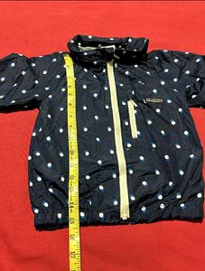 Polka Dot Windbreaker Jacket – Size 100