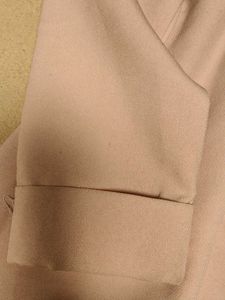 Light Pink A-Line Midi Dress