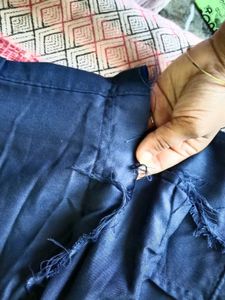 Navy Blue Saree Blouse