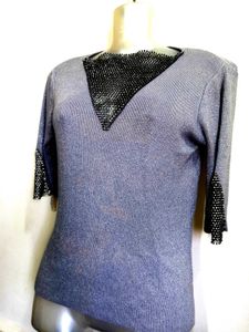 🔥Buy 1, Get 1 Free🔥Sparkling Diamond Mesh Top
