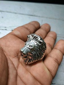 Rude Lion Head Ring Size 20