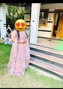 Elegant Pink Embroidered Lehenga Choli
