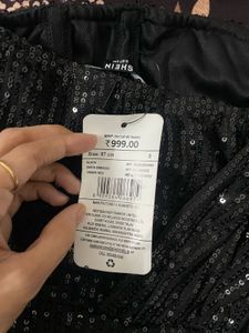 Sequin One-Shoulder Party Dress