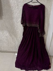 Elegant Beaded Ethnic Gown
