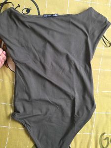 Olive Green Bodysuit