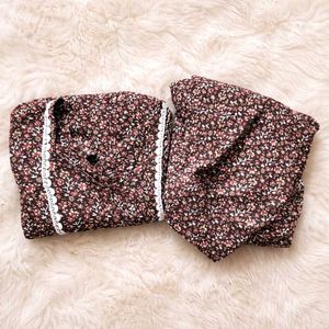 Floral Print Kurta with bottom