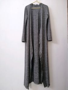 Grey Full Length Pullover