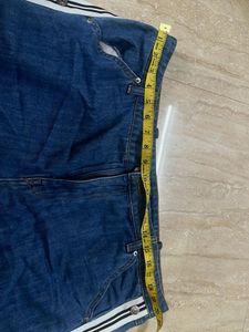 H&amp;M Denim Jeans with Side Snap Buttons