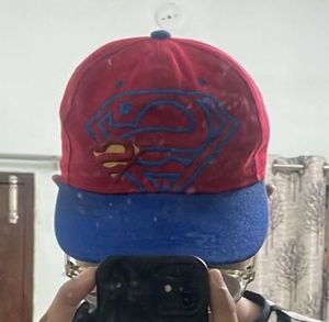 Superman &amp; Batman combo set baseball caps