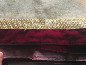 Embellished saree with Floral Motifs