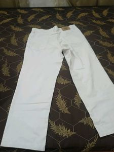 Classic White Wide Leg Jeans