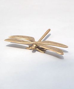 Antique Brass Dragonfly Accent