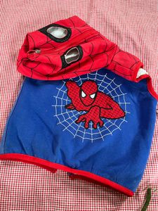 Kids Spiderman Hoodie Vest
